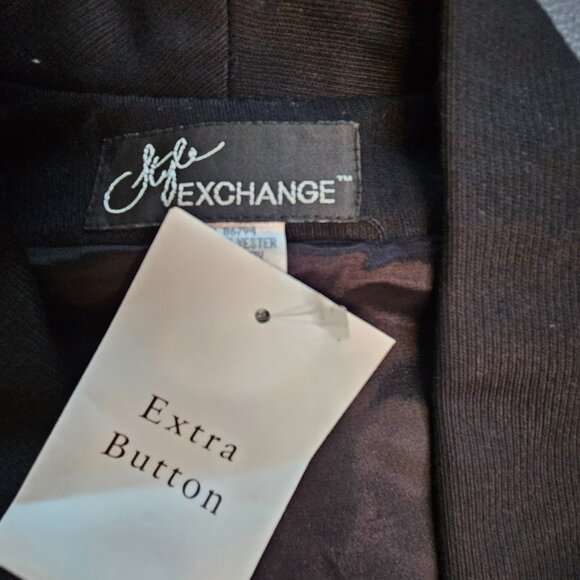 Vintage Style Exchange Black Vest - Picture 2 of 4